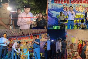 रुद्रपुर पीएसी में चार दिवसीय मेले का आयोजन, मण्डलायुक्त दीपक रावत ने फीता काटकर व दीप प्रज्वलित कर मेले का शुभारम्भ किया।